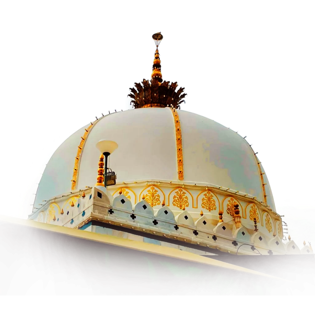 Beautiful golden view of Ajmer Sharif dargah png