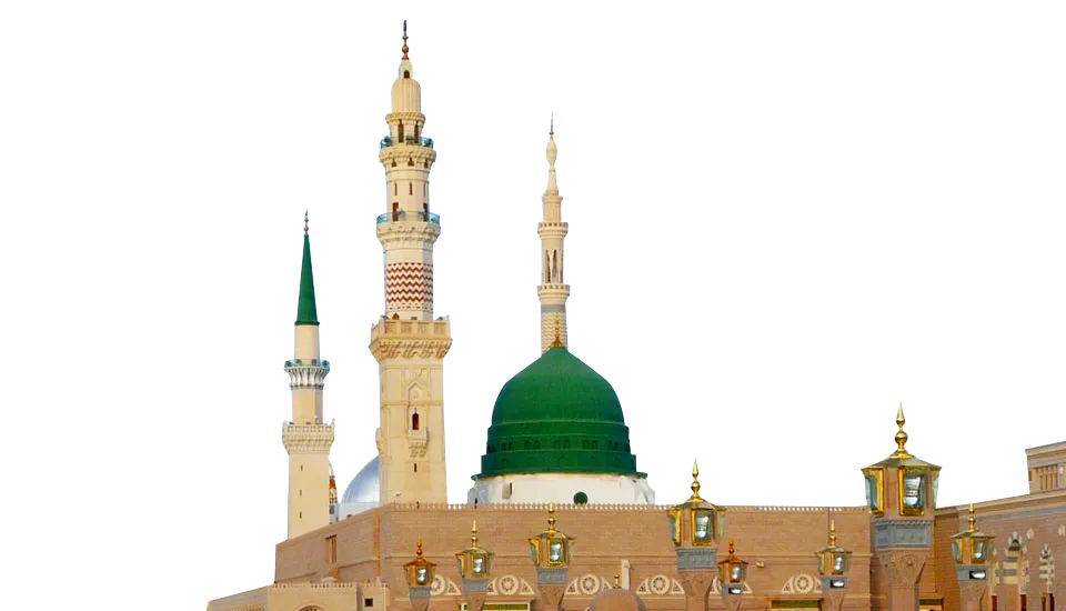 Free png of madina sharif with gorgeous view