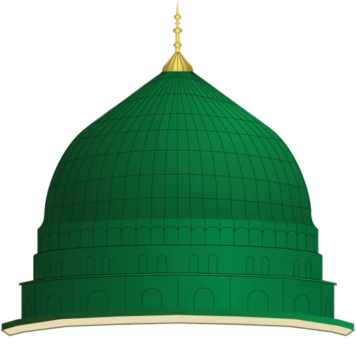 Fully animated view png of sabz gumbad