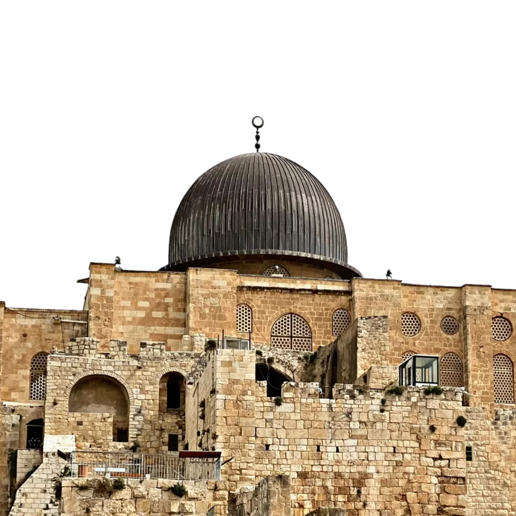 Long View of Dome Of Alaqsa Mosque