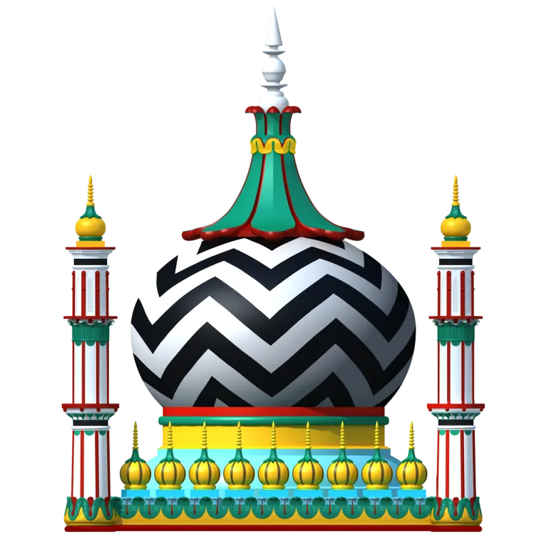 Front view of Aala Hazrat free png