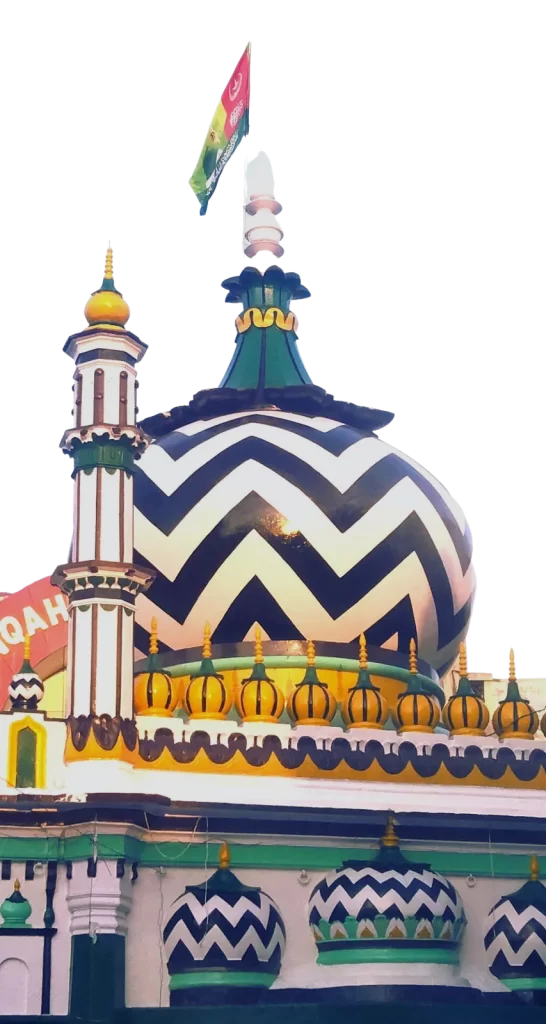 Top dome view of Aala Hazrat dargah png