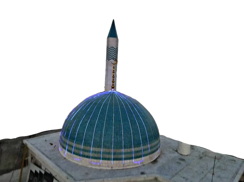 Drone view mazar ameen e shariat dargah photo