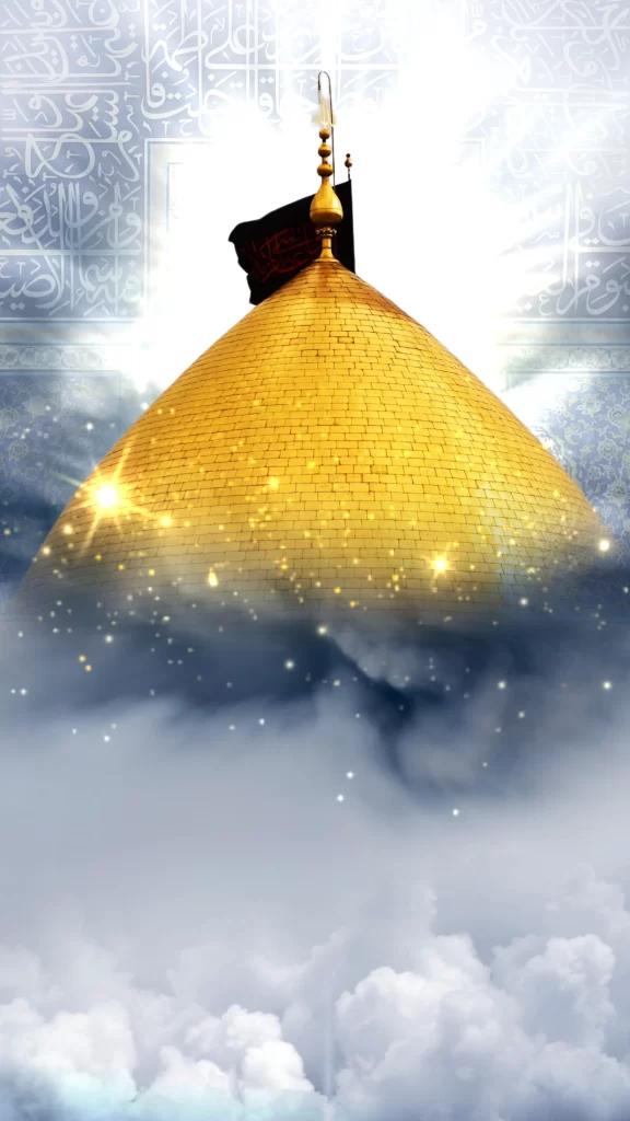 DOme of golden color muharram reels image