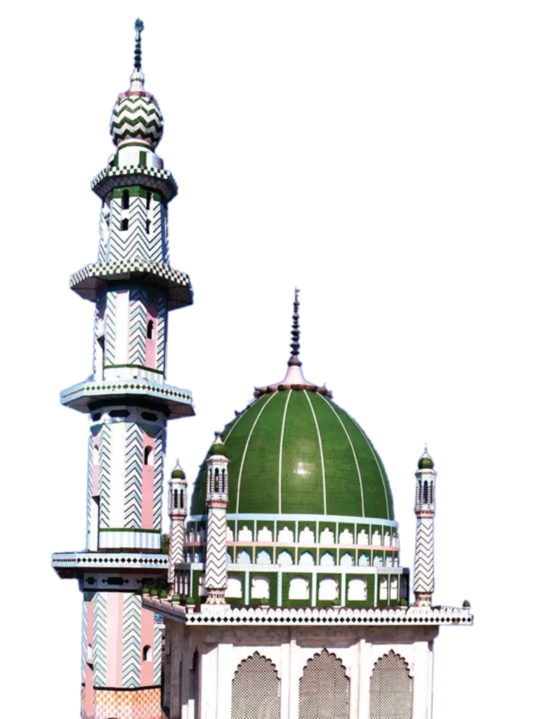 Front view of Gumbad-E-shere beshe ahle sunnat free png