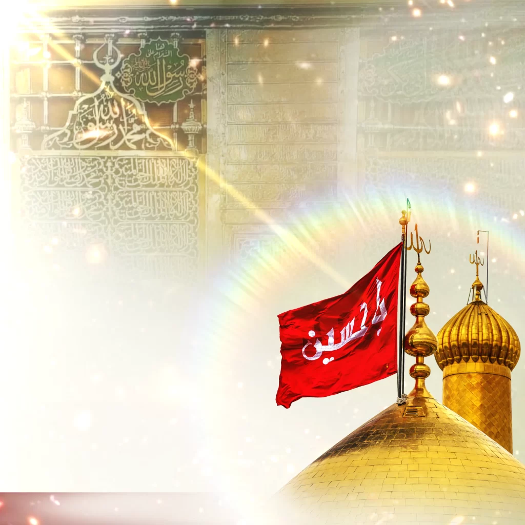 golden color square image for upcoming muharram