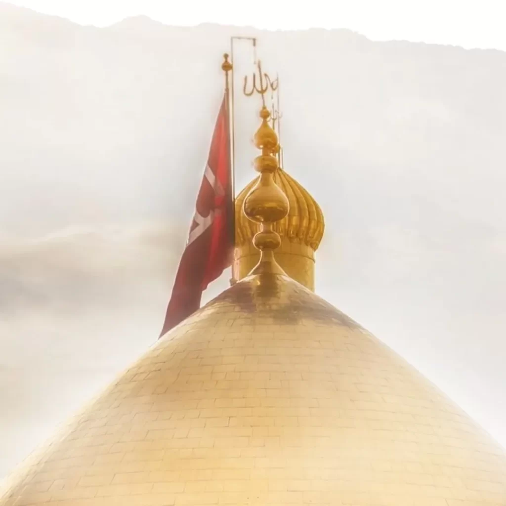 masha allah dome view of imam e hussian square size image