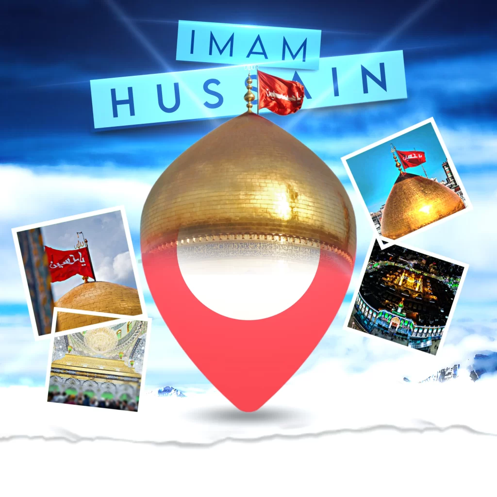 masha allah domes of imam e hussain free square image