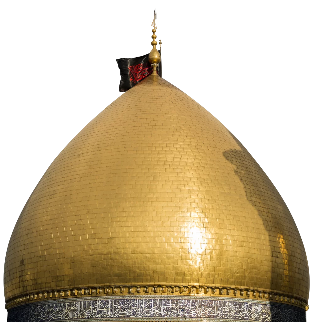 real gold shrine of qamar bani hashim