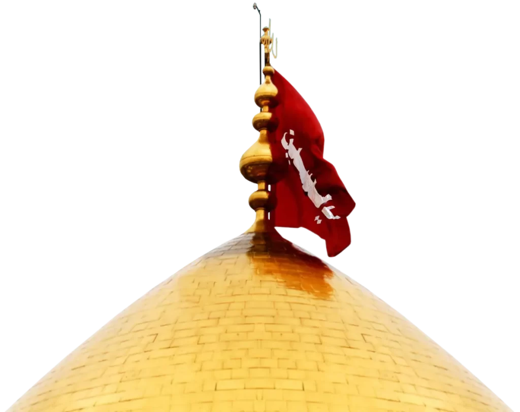 ya hussain flag of shrine of muharram photo hd.