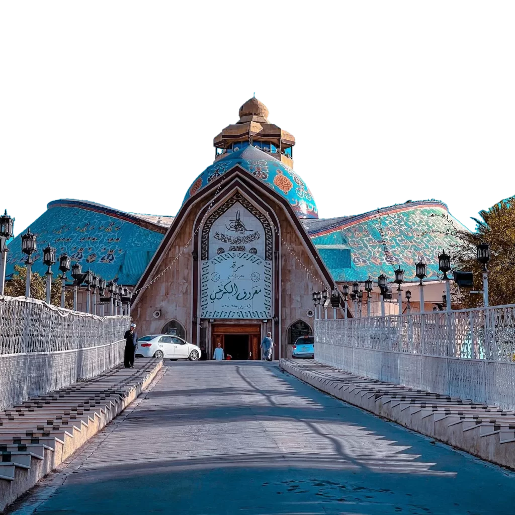 long viwe of maroof karkhi dargah png