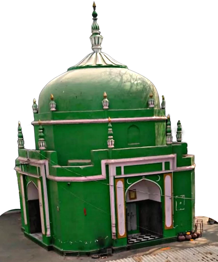 Beautiful Green dome of shah tayyab farooqi dargah png