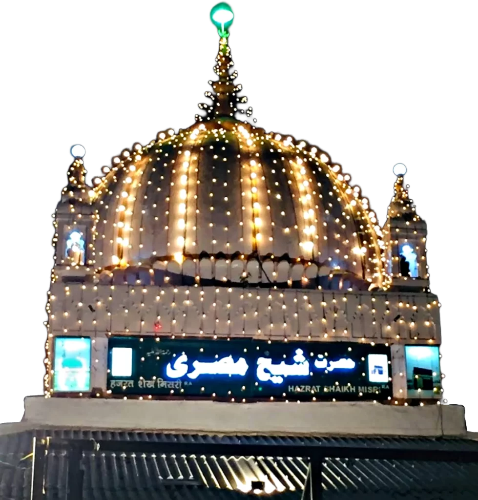 Night view of shaikh misri dargah