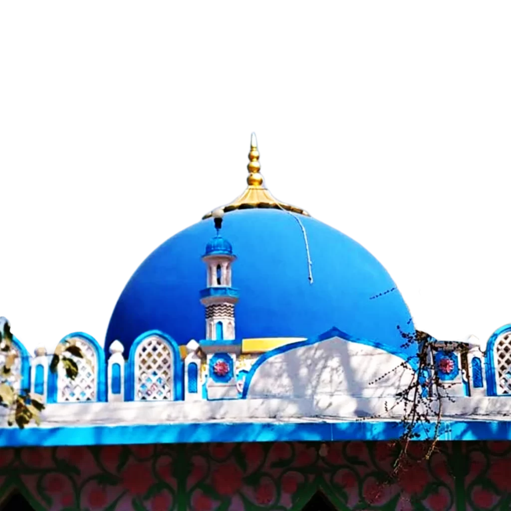 Shining blue dome of zaheer e millat dargah sharif free png