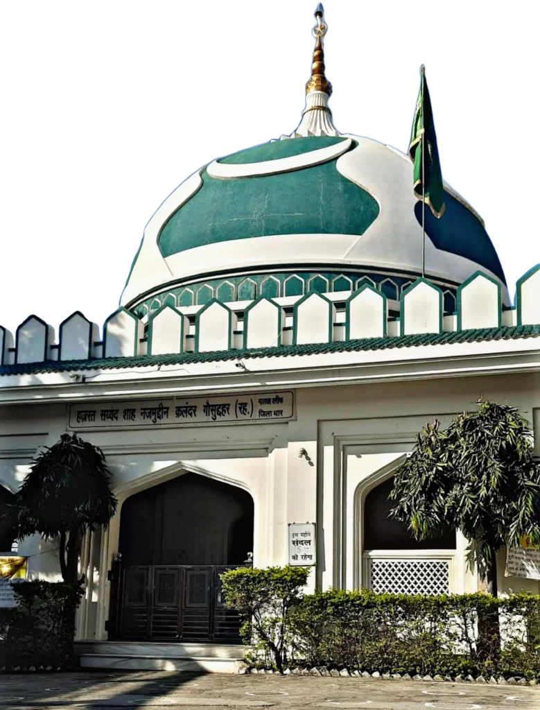 side view of Hazrat najmuddin shah qalandar png