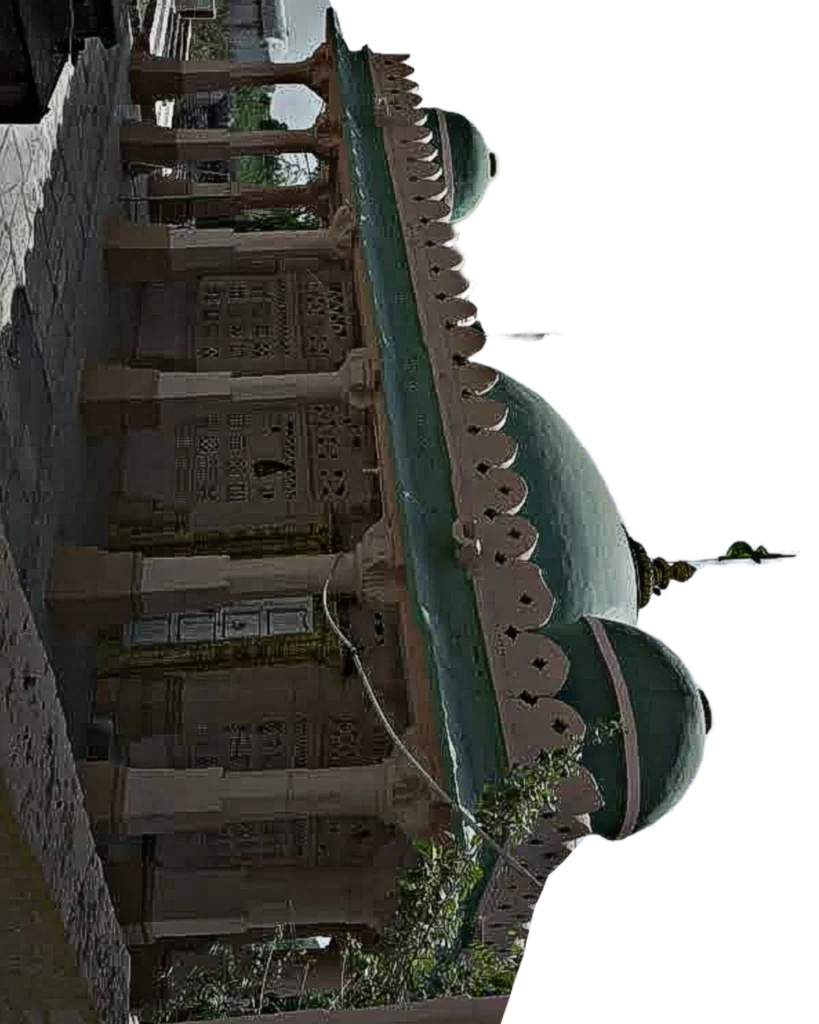 side view of Hazrat Makhdum Saiyad Hussain khung sawar