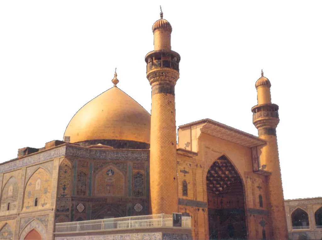 golden dome Tomb of Hazrat Ali